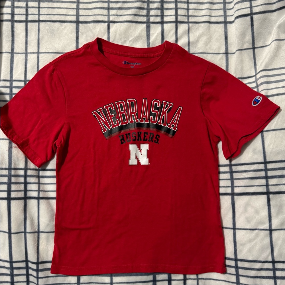 Champion Kids Red Nebraska T-Shirt
